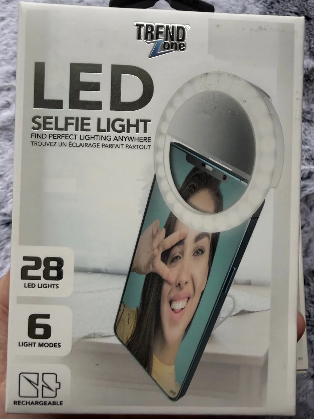 2pc LOT •TREND ZONE• Rechargeable LED Selfie Light